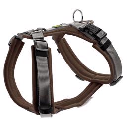 Hunter Maldon Y-Harness For The Dog i brunt/grå